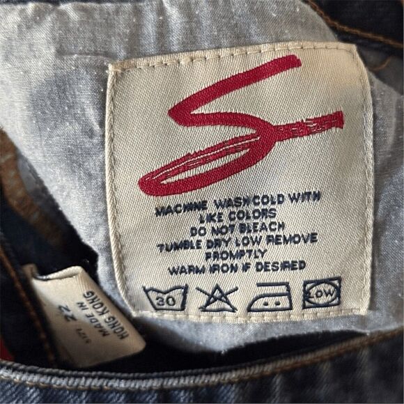 Vintage Seven7 Women's Straight Jeans Size 22 Blue Medium Wash Distressed - Picture 8 of 8